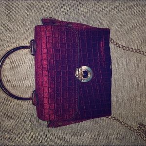 Small Burgundy Crossbody Purse